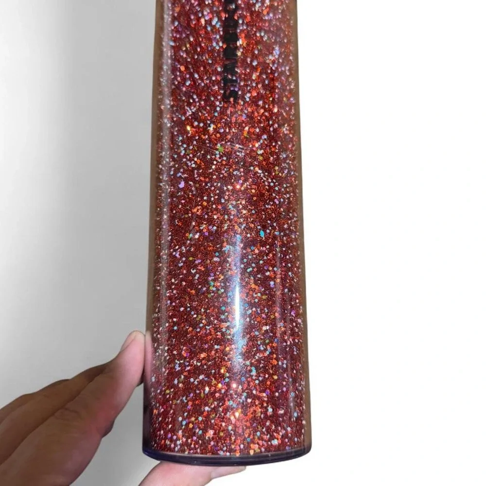 N/A red glitter